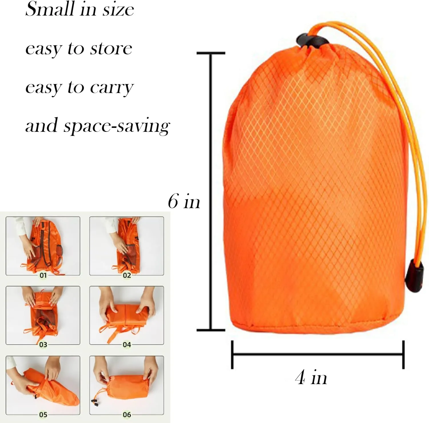 15L Lightweight Packable Backpack, Foldable Hiking Bag, Travel Backpack for Women Man, Waterproof Outdoor Camping Day Pack, Black