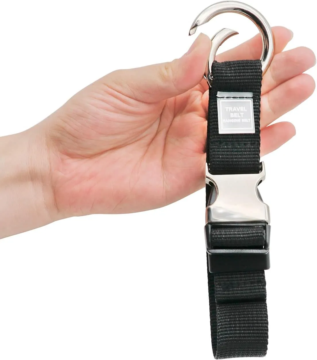 Add-A-Bag Luggage Strap Jacket Gripper, Luggage Straps Baggage Suitcase Belts Travel Accessories - Make Your Hands Free, Easy to Carry Your Extra Bags (2X Black)