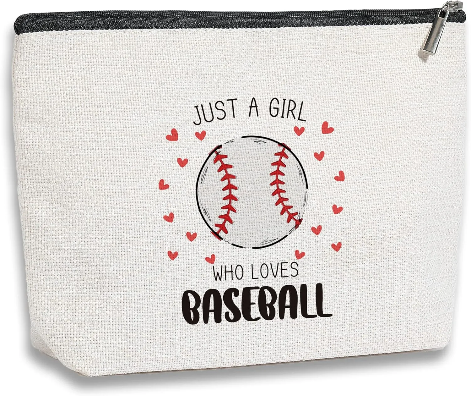 Baseball Bag Baseball Stuff Funny Gifts for Women Sports Lover Gift Makeup Bag Birthday Christmas Gifts for Her Female Sister Friends BFF Bestie