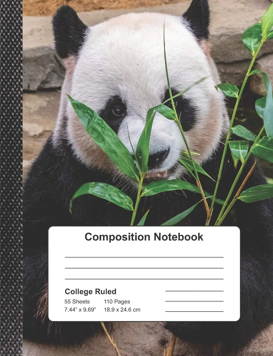 Composition Notebook: A Cute Panda College Ruled Blank Lined Journal for Students, Kids, and Teens, at School, Work or Home Paperback  January 16, 2020
