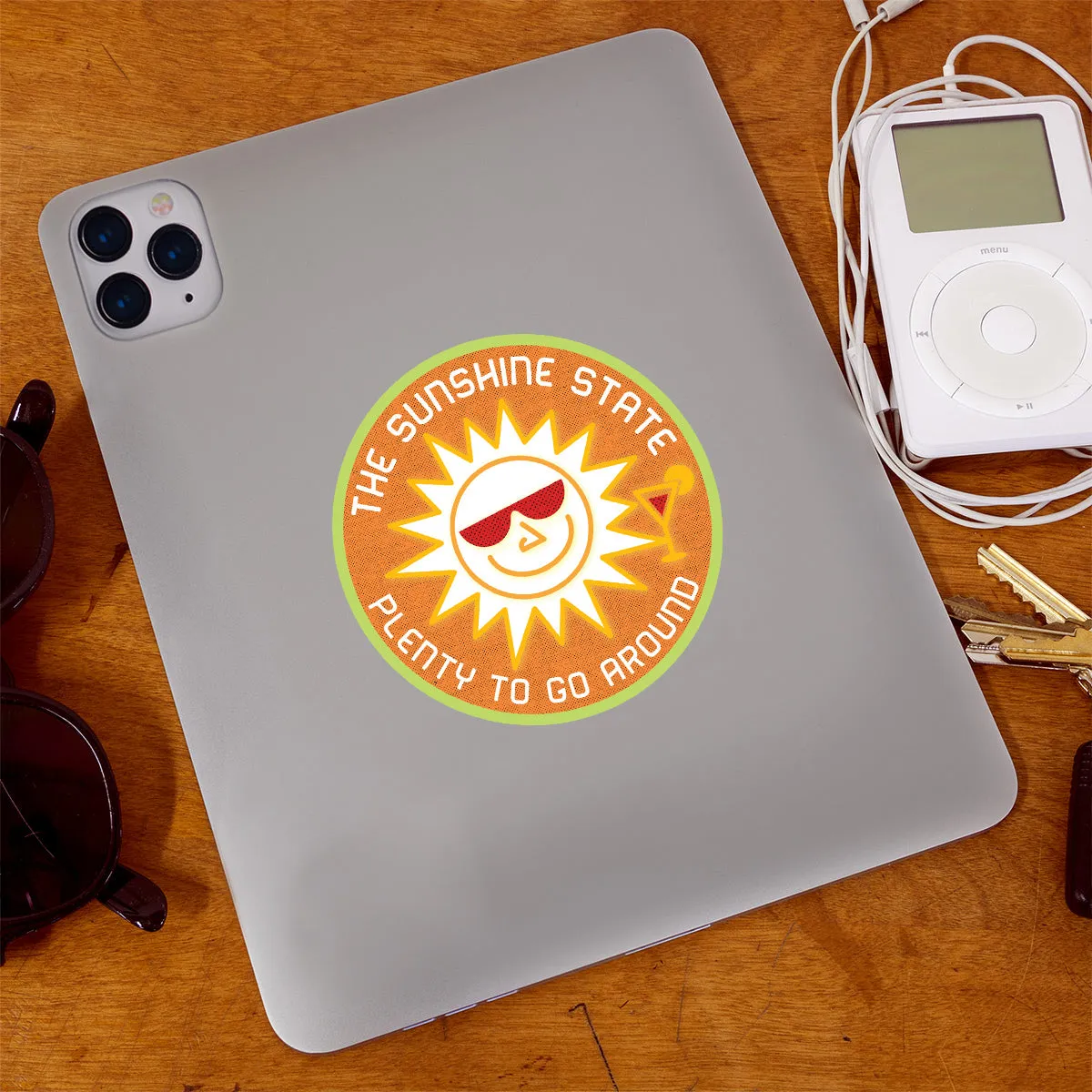 Florida Sunshine State Die Cut Vinyl Sticker