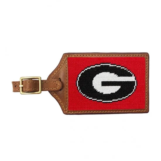 Georgia Needlepoint Luggage Tag