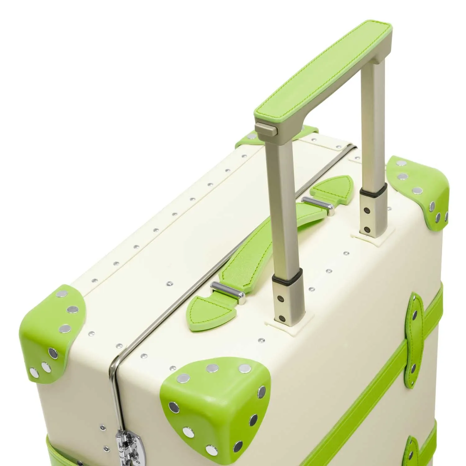 Pop Colour · Carry-On - 4 Wheels | Ivory/Parrot Green/Chrome