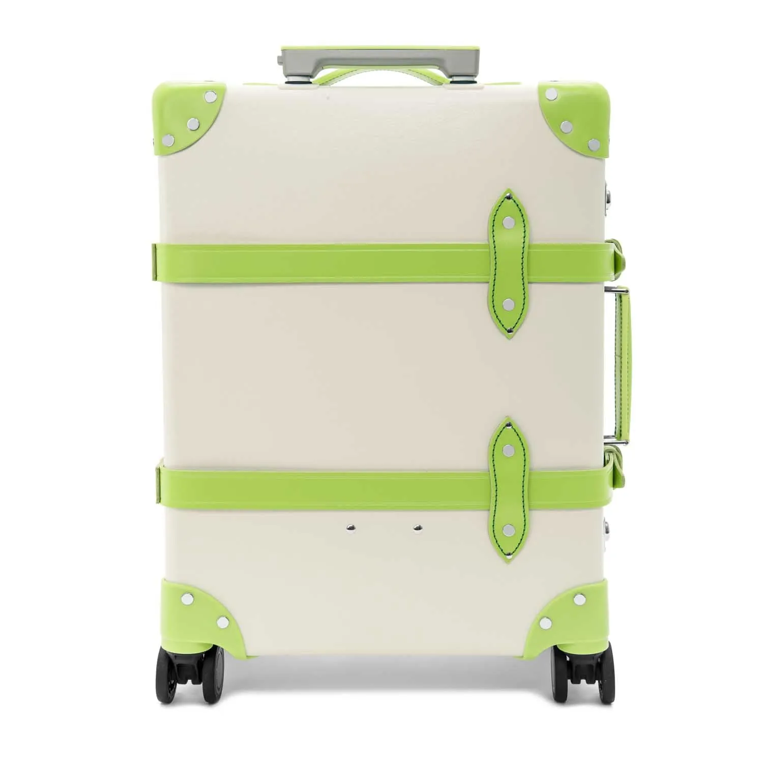 Pop Colour · Carry-On - 4 Wheels | Ivory/Parrot Green/Chrome
