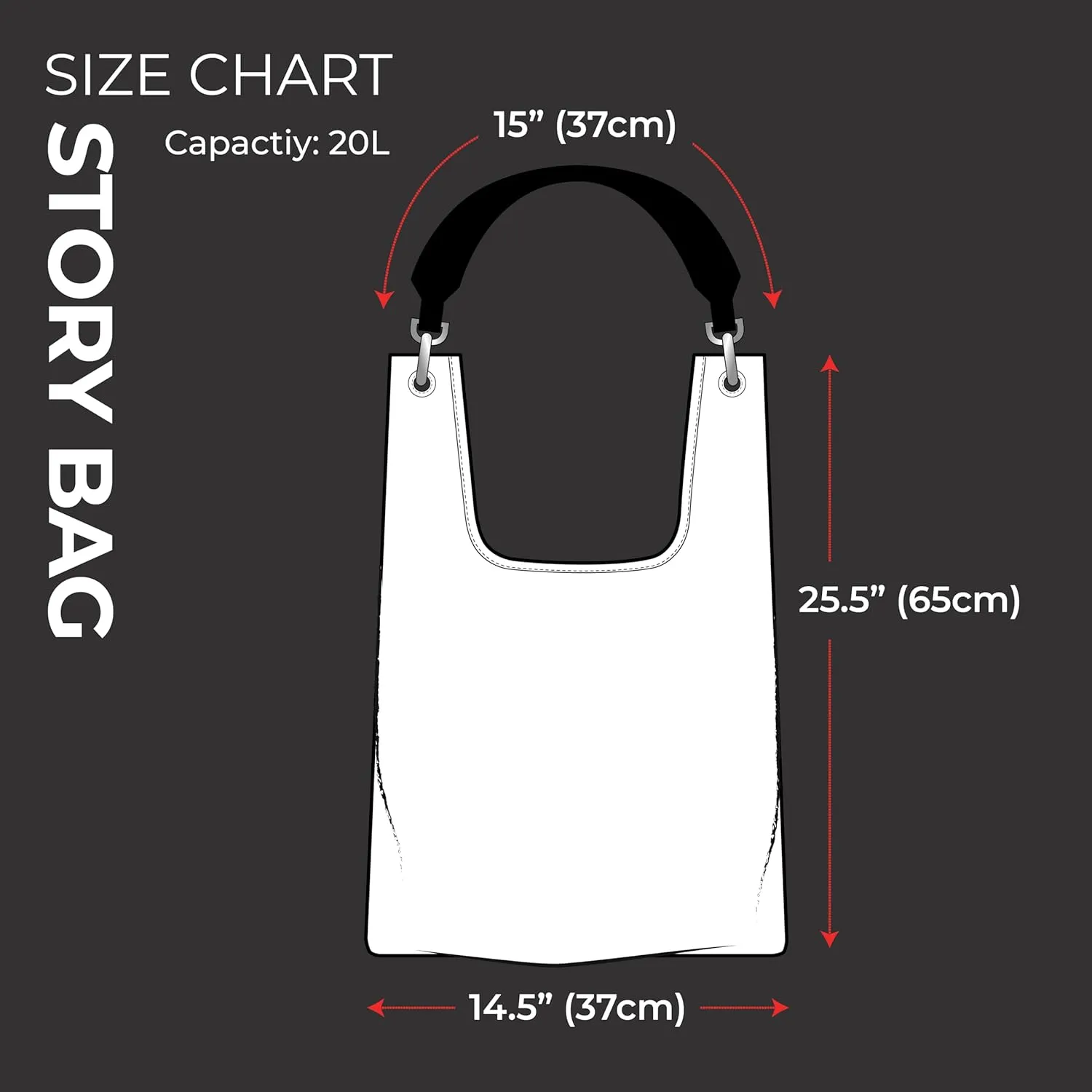 Shopping Bag with Removable Straps | Elegant Tote For Daily Use, Casual Outings